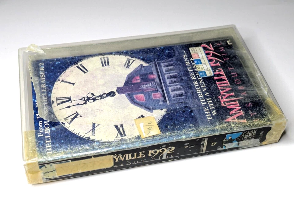Amityville 1992 It's About Time  vhs tape - former rental. Tested - Image 2 of 4