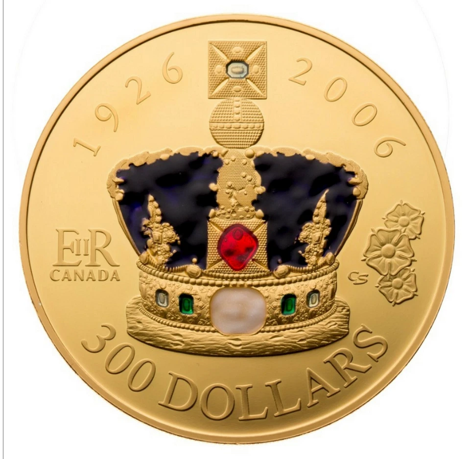 "80th Birthday of the Queen" - 14-kt Goldmünze   PP  60g   Kanada 2006 - Bild 1 von 4