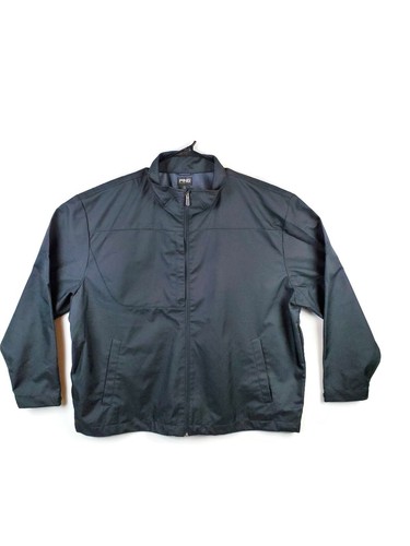 Ping Collection Golf Rain Wind Jacket Mens XXL Soft Shell Black Talladega Logo