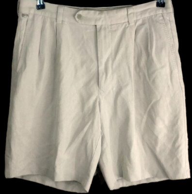 Tommy Bahama Men's Bermuda Light Beige Tan Shorts Size 33