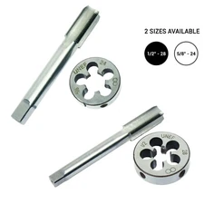 1/2"-28,5/8"-24 UNF HSS Right Hand Threading Gunsmithing Tap, Die, Tap & Die Set