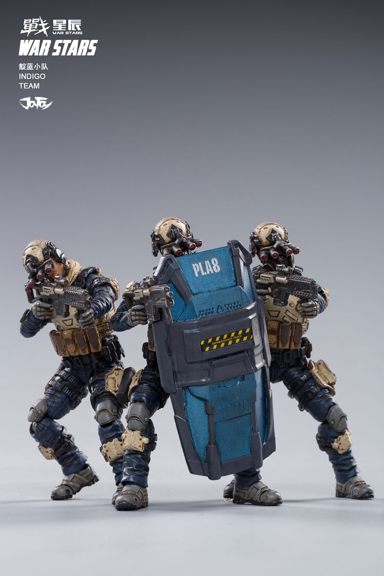 JOYTOY 暗源 戦星辰 INDIGO FLEET インディゴチーム 1/18 Joytoy Dark Source 1/18 Starhawk 8th Army Indigo Fleet Action