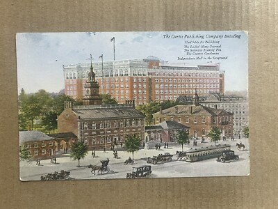 Postcard Philadelphia PA Curtis Publishing Saturday Evening Post Publisher
