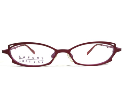 Lafont Issy & La Eyeglasses Frames VANILLE 658 Red Pink Cat Eye 47-14-135