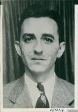 1939 Photo William Wetzler Fatally Shot By Ex-Suitor Of Hattie Gross Crime 5X7