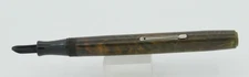 Waterman 32 Green & Bronze w/Chrome Trim Fountain Pen Body - 1930's - Part