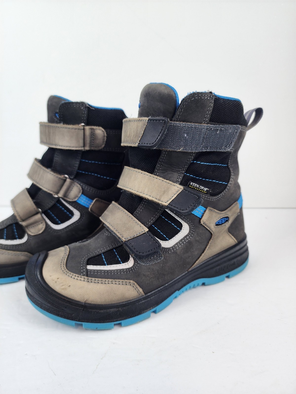 STIVALI INVERNALI IMPERMEABILI KEEN REDWOOD GIOVANILI TAGLIA 3 colore grigio abbronzatura RAVEN MAGNET