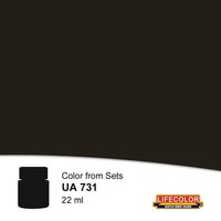 Lifecolor Dirty Black 22Ml Acryl Farbe Lifecolor / LCUA731