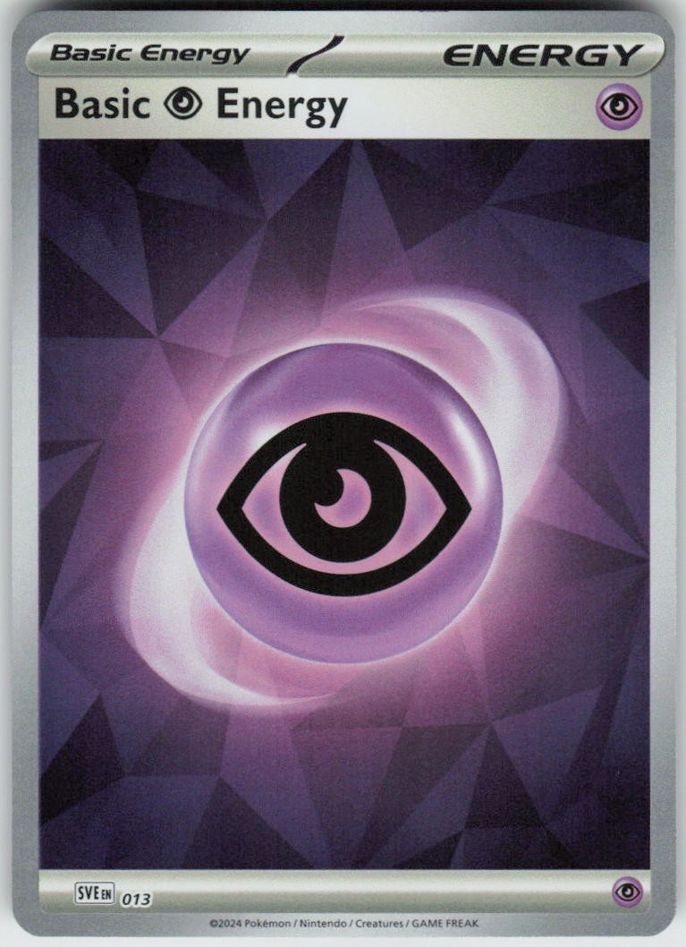 Basic Psychic Energy 013 Scarlet & Violet Energies Pokemon Holo Near Mint