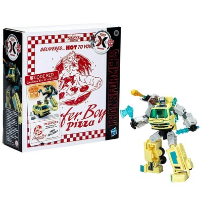 Stranger Things x Transformers Actionfigur Code Red Pizza Van