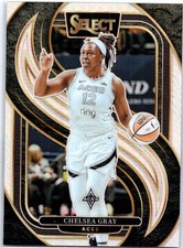 2025 Panini Select WNBA #128 Chelsea Gray Silver Prizms