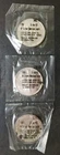1991, 1993, and 1997 $1 American Silver Eagle Dollars in Littleton Packets
