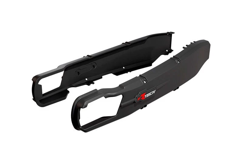 protezioni forcellone STARK FUTURE VARG SMX1 2023 - 2024 in plastica Rtech nero