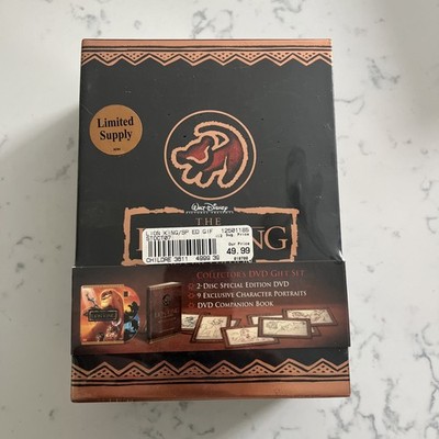 The Lion King (DVD, 2003, 2-Disc Set, Gift Box w/Book and Signed Drawings)