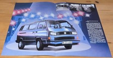 VW T3 "Der Blue Star" Volkswagen Multivan Hannover Edition 1989 Prospekt rar