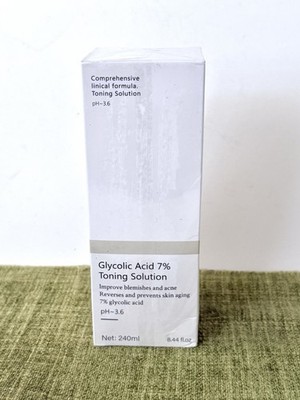 The Ordinary Glycolic Acid 7% Toning Resurfacing Solution New 8.44 oz