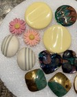 Vintage Plastic Lucite Mixed Earring Lot!!! — photo 6