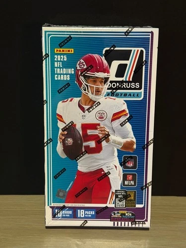 2025 PANINI DONRUSS FOOTBALL FACTORY SEALED 18 PACK HOBBY BOX NFL 