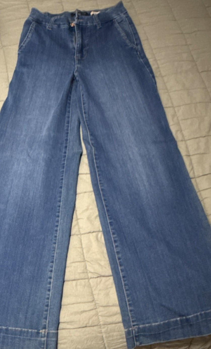 Blue Slash Welt Pockets Juniors