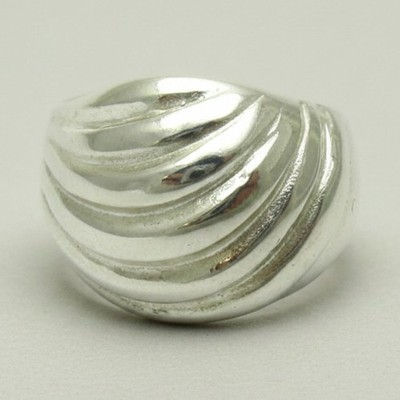 Handmade Sterling Silver Statement Ring Stamped 925 Nickel Free