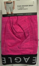 American Eagle 9" Flex Boxer Brief  Blue Pink Red Heather You Pick