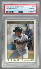 131516754 Fred McGriff 1992 O-Pee-Chee Premier #166 PSA 10
