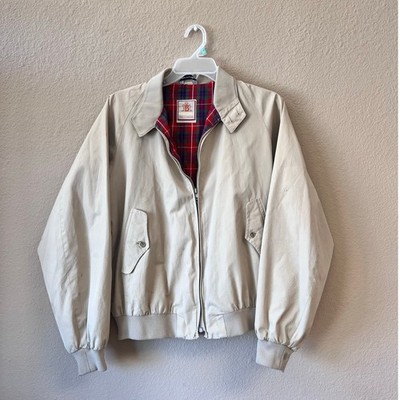 Vintage Baracuta Four Climes khaki full zip made in England bomber jacket 