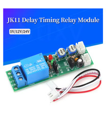 JK11 DC 5V 12V 24V Adjustable Timer Relay Module, Delay ON/OFF Cycle Switch