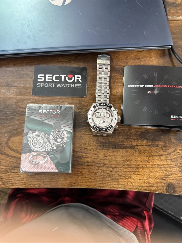 Часы на тему покера Sector No Limits нержавеющая сталь - Изображение 4 из 4