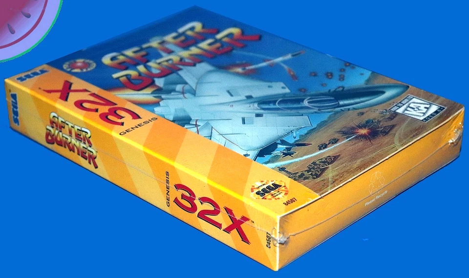 New FACTORY SEALED Sega 32X Game Genuine AFTERBURNER 100% Authentic CIB in Box - Image 3 of 4