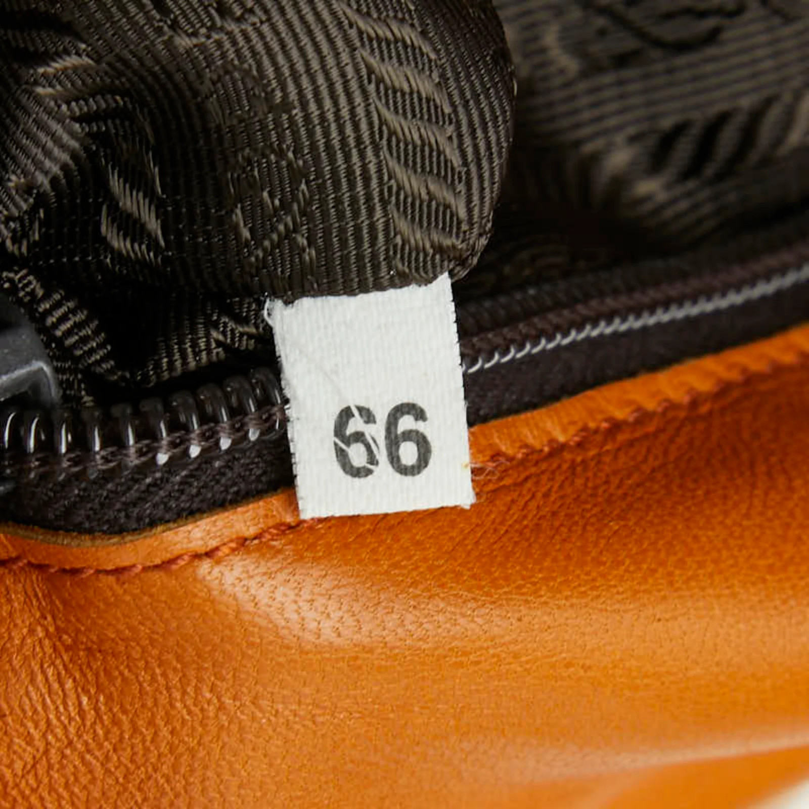 Prada One-Shoulder Bag B9475 Brown Wool and Porcelain Leather Wome... GZl1fdgp thumbnail 10