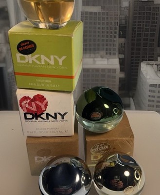 DKNY Be Delicious Mini Perfume Set EDP, EDT, My nY ,Be Tempted Travel Size Boxed