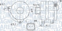 Magneti Marelli Generator U.A. FüR CitroËN, Peugeot