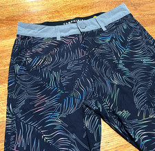 Vans Vanphibian Board Shorts Men 30 Floral Stretch Repel Surf Trunks NEW