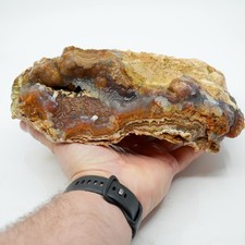 Lysite Agate Rough - Wavy Lace Gem Blue Botryoidal High Grade