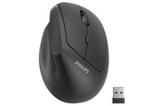 PHILIPS Ergonomic Mouse - Vertical Mouse with 800/1200/1600 Adjustable DPI, 6 Si