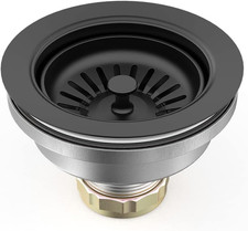 B9173 Kitchen Sink Drain Assembly 3-1/2 Inch with Removable Sink Strainer Basket