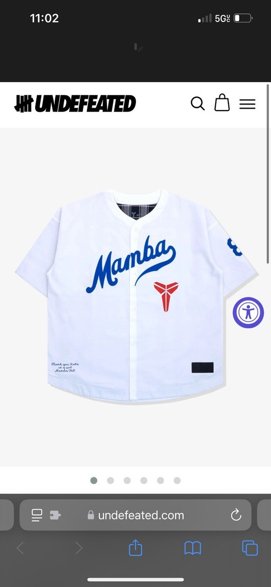 Nike Kobe Bryant Mamba Men's Size M Baseball Jersey IB0007-100 | eBay