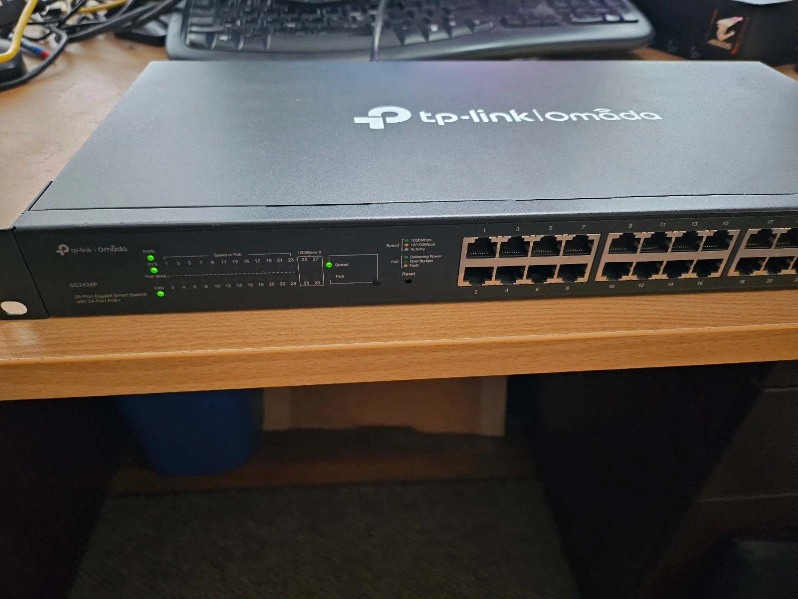 TP-Link TL-SG2428P V5.6 24-Port Gigabit PoE+ Omada Smart Switch