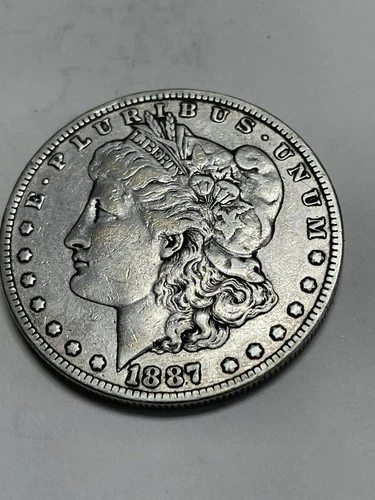 1887 O Morgan Silver Dollar Extremely Fine