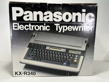 Panasonic KX-R340 - Electronic Typewriter With Cover -FREE FAST SHIPPING! thumbnail
