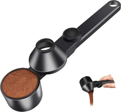 Coffee Scoop Fits Reusable K-Cups 2Tbsp, Food-Grade PCTG Funnel Scoop,