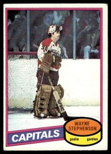 1980-81 O-Pee-Chee Vintage OPC Set Break Wayne Stephenson Washington Capitals