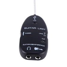 Guitar To USB Interface Cable Link Audio For PC Recording Adapter BEA