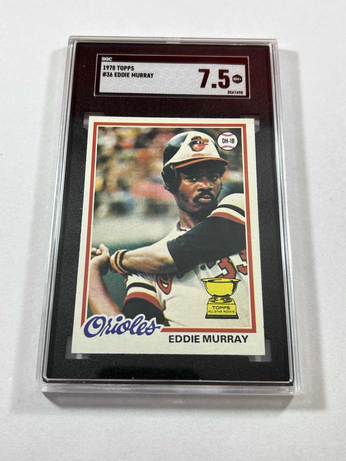 1978 Topps Eddie Murray RC SGC 7.5 #36 HOF ROOKIE Orioles