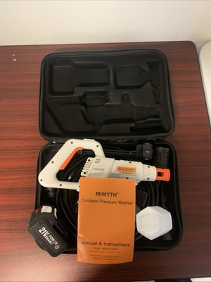 #ad Mimyth Portable Cordless Pressure Washer with Rechargeable Battery $45.00