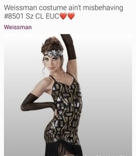 Weissman costume ain't misbehaving 8501 Sz XL Child