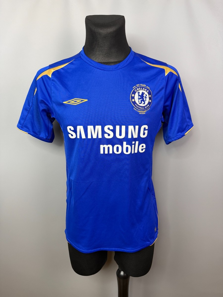 CHELSEA 2005 2006 HOME SHIRT CENTENARY FOOTBALL SOCCER UMBRO MENS