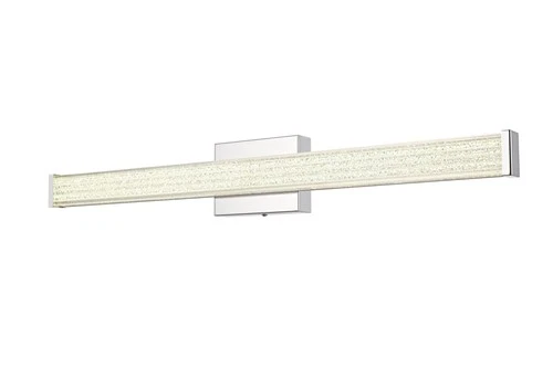 Living District Jaxx 31" Led Wall Sconce in Chrome - Picture 5 of 9