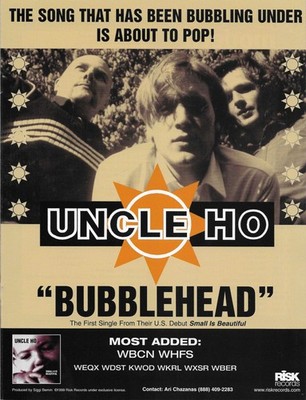 UNCLE HO Vintage 1999 Bubblehead PROMO TRADE AD Poster for Small MINT 8.5x11